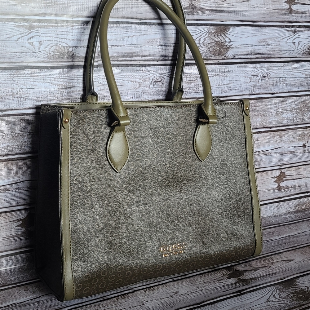 Guess Olive Green Medium size Handbag Purse